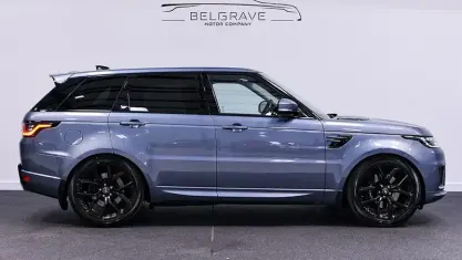 Begagnad Land Rover Range Rover Sport HSE Dynamic 300 HK (220 kW) 2021 Blå SUV