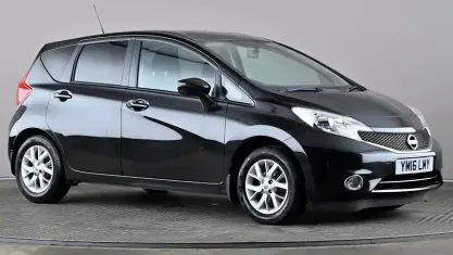 Used Nissan Note Acenta 80 HP (58 kW) 2016 Black Hatchback
