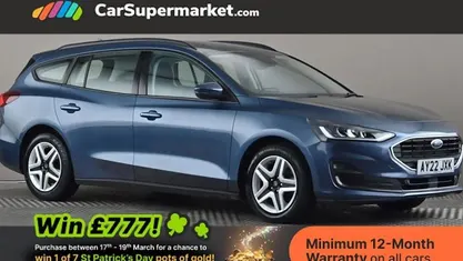 Used Ford Focus Trend 120 HP (88 kW) 2022 Blue Estate