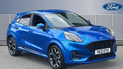 Gebraucht Ford Puma ST-Line X 125 PS (91 kW) 2021 Blau SUV