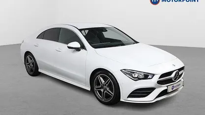 Used Mercedes CLA200 AMG line 163 HP (119 kW) 2021 White Sedan