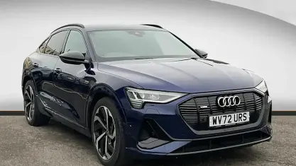 Used Audi e-tron Sportback Black Edition 300 kW (408 HP) 2022 Blue SUV