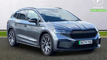 Used Skoda Enyaq iV SportlinePlus 210 kW (286 HP) 2024 Grey SUV