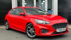 Red Used 2019 Ford Focus ST-Line Hatchback | £11,500 (Fair price)