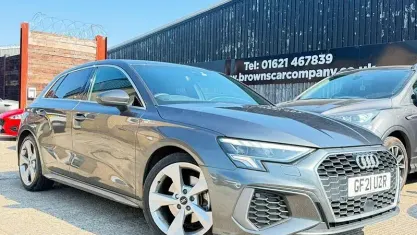 Used Audi A3 Sportback S-Line 150 HP (110 kW) 2021 Grey Hatchback