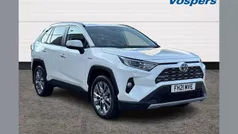 White Used 2021 Toyota RAV4 Hybrid SUV | £29,000 (Fair price)