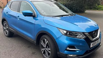 Used Nissan Qashqai N-Connecta 160 HP (117 kW) 2019 Blue SUV