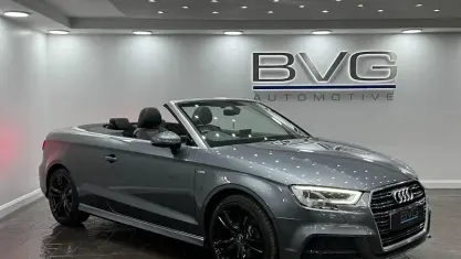 Usado Audi A3 Cabriolet S-Line 150 HP (110 kW) 2017 Cinzento Cabrios