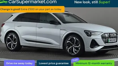 Used Audi e-tron Black Edition 230 kW (313 HP) 2022 White SUV