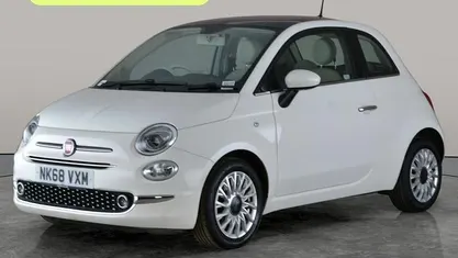 Used Fiat 500 Lounge 69 HP (50 kW) 2018 White Hatchback