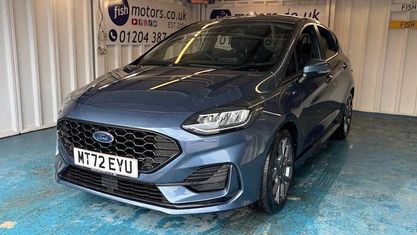 Używany Ford Fiesta ST-Line 101 KM (74 kW) 2022 Niebieski Hatchback