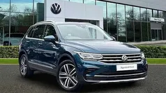 Blue Used 2022 VW Tiguan Elegance SUV | £26,991 (Fair price)