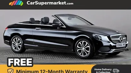 Black Used 2016 Mercedes C220 Cabriolet | £14,797 (Fair price)