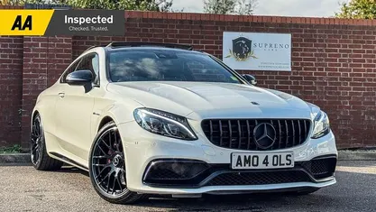 Used Mercedes C63 AMG Premium 476 HP (350 kW) 2017 White Coupe