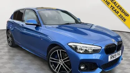 Used BMW 118 M Sport 136 HP (100 kW) 2019 Blue Hatchback