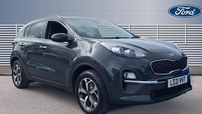 Usado Kia Sportage 177 HP (130 kW) 2021 Cinzento SUV