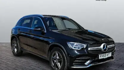 Used Mercedes GLC220 AMG line 194 HP (142 kW) 2022 Black SUV