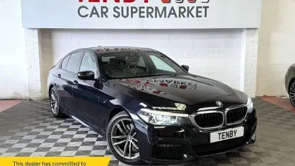 Used BMW 520 M Sport 190 HP (139 kW) 2018 Black Sedan