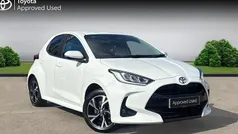Pure white Used 2024 Toyota Yaris Hybrid Design Hatchback | £19,478 (Super price)