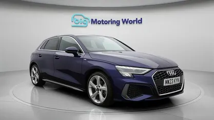 Used Audi A3 Sportback S-Line 110 HP (80 kW) 2023 Blue Hatchback