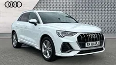 Ibis white Used 2020 Audi Q3 S-Line SUV | £26,984 (Fair price)