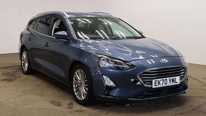 Używany Ford Focus Titanium X 120 KM (88 kW) 2020 Niebieski Kombi