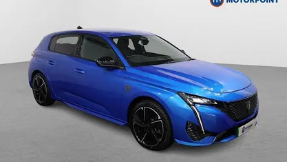 Blue Used 2024 Peugeot e-308 GTi Hatchback | £20,049 (Fair price)