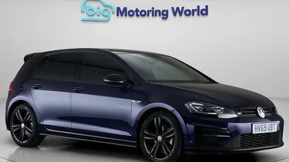 Blue Used 2019 VW Golf VII R-line Hatchback | £14,800 (Fair price)