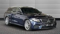 Cavansite blue Used 2020 Mercedes E350 AMG line Estate | £23,250 (Fair price)