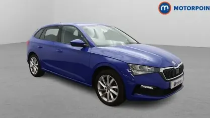 Used Skoda Scala SE L 95 HP (69 kW) 2023 Blue Hatchback