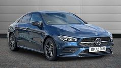 Blue Used 2022 Mercedes CLA220 AMG Line Premium Sedan | £26,450 (Fair price)
