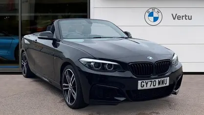 Used BMW 218 M Sport 136 HP (100 kW) 2020 Black Cabriolet