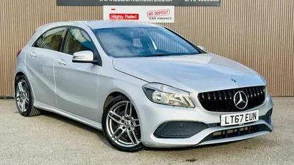 Used Mercedes A180 AMG line 109 HP (80 kW) 2017 Silver Hatchback