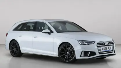 Used Audi A4 S-Line 150 HP (110 kW) 2019 White Estate