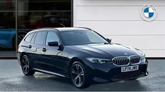 Black sapphire metallic paint Used 2025 BMW 320 M Sport Estate | £33,780 (Fair price)