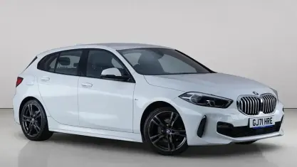 Used BMW 118 M Sport 136 HP (100 kW) 2021 White Hatchback