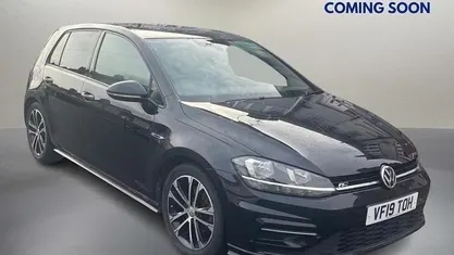 Black Used 2019 VW Golf VII R-line Hatchback | £17,350 (Fair price)