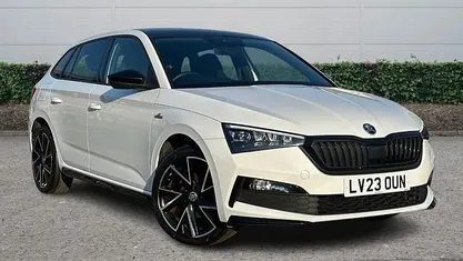 Used Skoda Scala Monte Carlo 110 HP (80 kW) 2023 White Hatchback