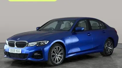Used BMW 330e M Sport 292 HP (214 kW) 2020 Blue Sedan
