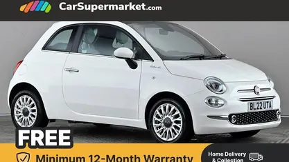White Used 2022 Fiat 500 Dolcevita Hatchback | £8,997 (Fair price)