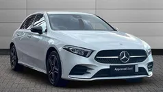 White Used 2022 Mercedes A250 AMG Line Premium Hatchback | £20,490 (Fair price)