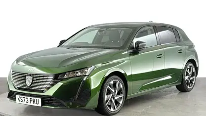 Begagnad Peugeot 308 Allure Premium 131 HK (96 kW) 2023 Grön Halvkombi