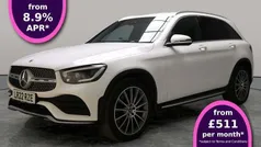 White Used 2022 Mercedes GLC300 AMG Line Premium Estate | £32,304 (Fair price)