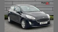 Shadow black Used 2018 Ford Fiesta Zetec Hatchback | £8,495 (Fair price)