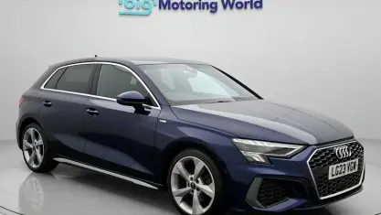 Used Audi A3 Sportback S-Line 110 HP (80 kW) 2023 Blue Hatchback