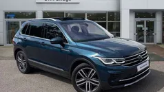Blue Used 2021 VW Tiguan Elegance SUV | £24,195 (Fair price)