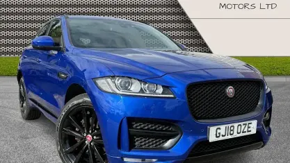 Used Jaguar F-Pace R-Sport 180 HP (132 kW) 2018 Blue SUV
