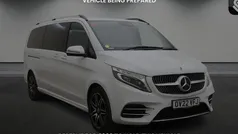 White Used 2022 Mercedes V300 AMG line MPV | £54,500 (Fair price)