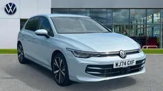 Crystal ice blue metallic Used 2025 VW Golf VIII Match Hatchback | £25,081 (Fair price)