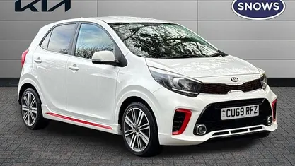 White Used 2019 Kia Picanto GT-Line Hatchback | £10,273 (Fair price)